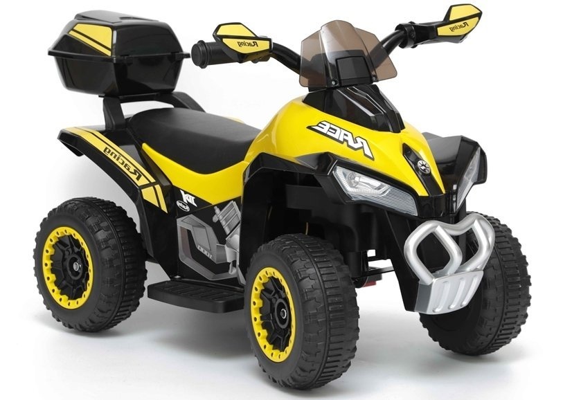 Elektrisch bestuurbare kinder quad 45W – geel