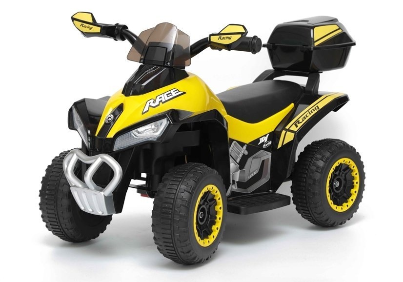 Elektrisch bestuurbare kinder quad 45W – geel