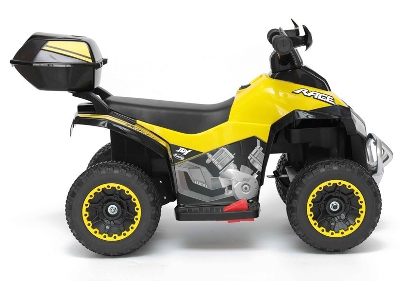 Elektrisch bestuurbare kinder quad 45W – geel