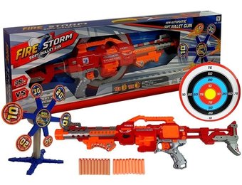 Nerf geweer set met schietschijf + Roterend doelwit