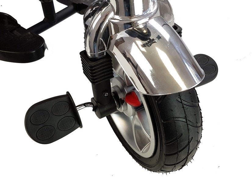 Driewieler kinderwagen - zwart - met zonnevizier