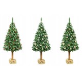 Kunst kerstboom 180 cm met frame - 3-delig