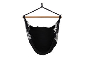 Hangstoel Braziliaanse stijl - zwart - tot 150 kg