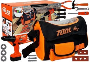 Kinderspeelgoed gereedschap set - met  opbergtas