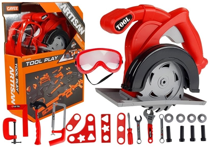 Kinder speelgoed gereedschap set - 23-delig
