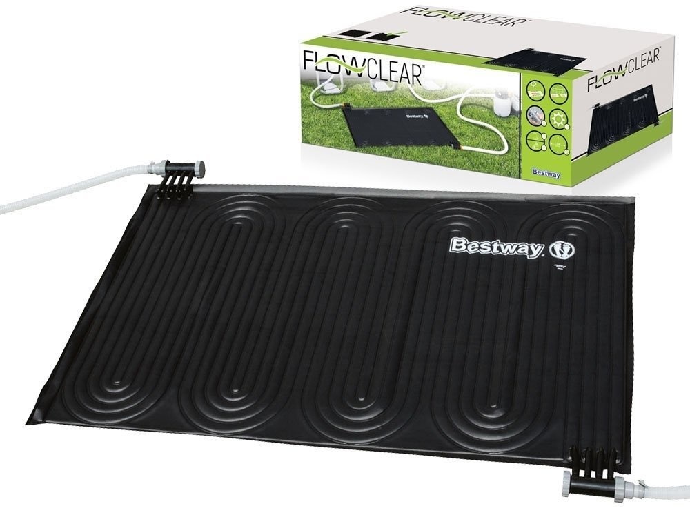 Bestway zwembad verwarmer 110 x 171 cm Solar – Zwart