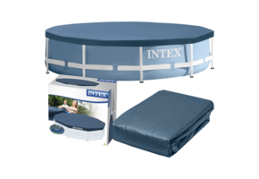 Intex afdekzeil zwembadafdekking 305 cm – 10 Ft – Blauw