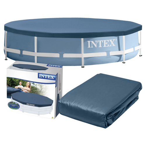 Intex afdekzeil zwembadafdekking 305 cm – 10 Ft – Blauw