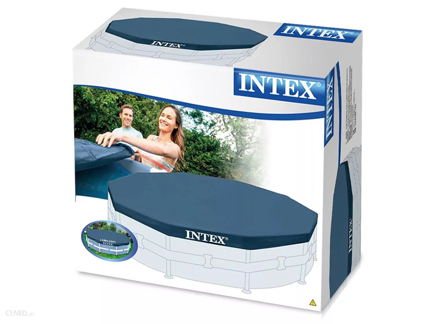 Intex afdekzeil zwembadafdekking 305 cm – 10 Ft – Blauw