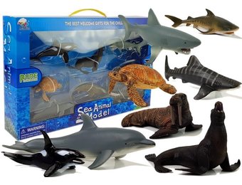 Figurenset zeedieren 8 stuks – Educatieve speelset Oceaan