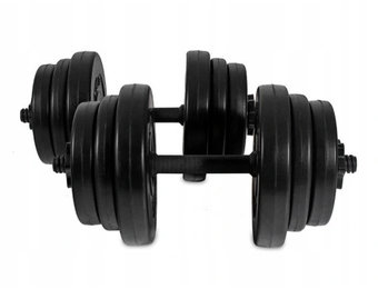 Dumbbell halterset 2 x 10 kg – 12 halterschijven – Zwart