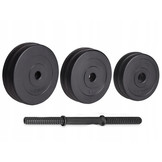 Dumbbell halterset 2 x 10 kg – 12 halterschijven – Zwart