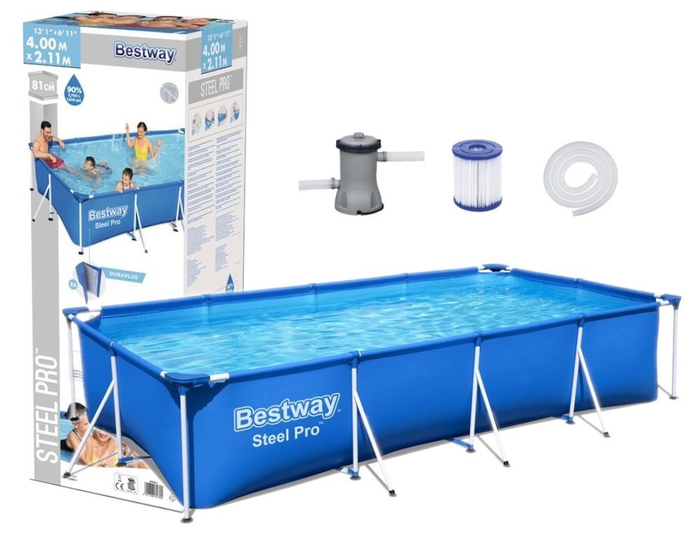Bestway Steel Pro 400 x 211 x 81 cm - inclusief pomp