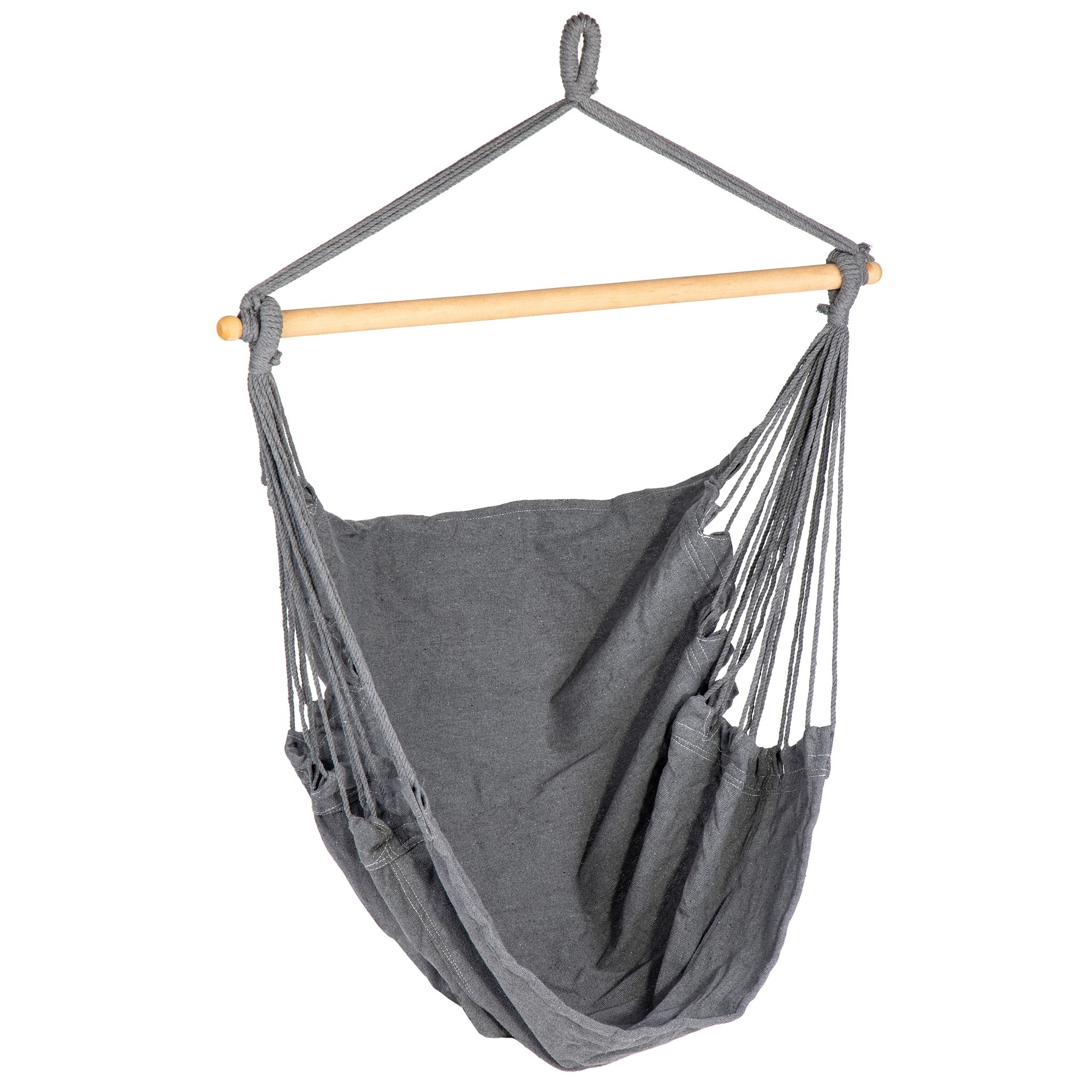 Hangmat hangstoel Braziliaans – Tot 150 kg – Grijs
