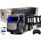 RC vrachtwagen - auto trailer 36 cm - met verlichting