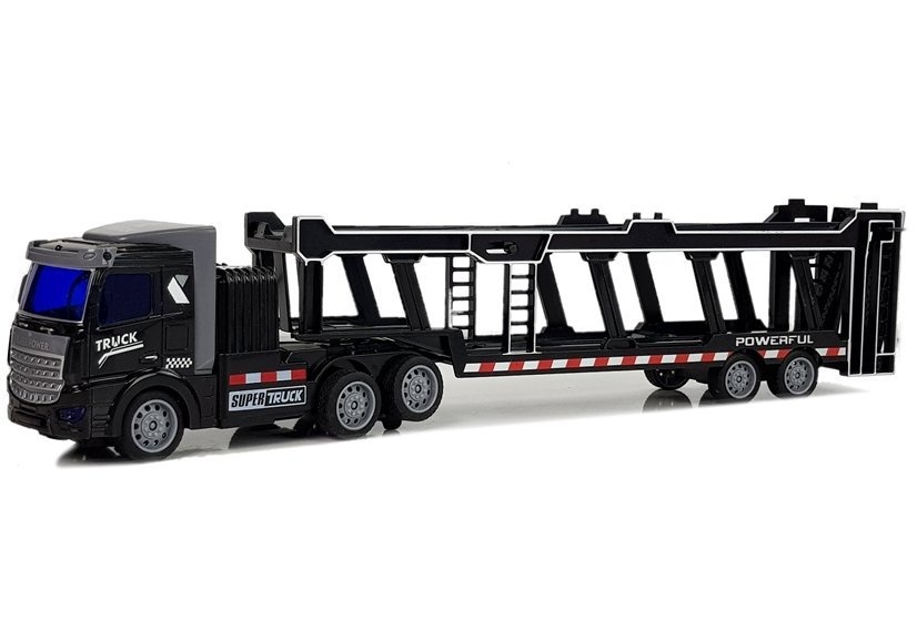 RC vrachtwagen - auto trailer 36 cm - met verlichting