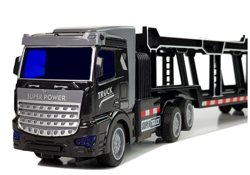 RC vrachtwagen - auto trailer 36 cm - met verlichting