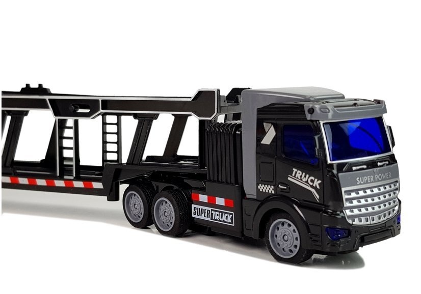 RC vrachtwagen - auto trailer 36 cm - met verlichting