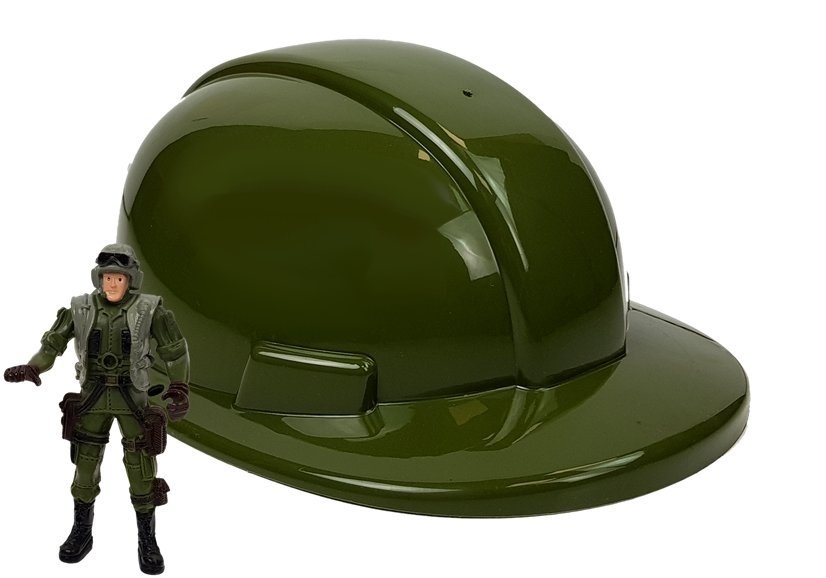 Militaire helikopter speelset met piloot & helm