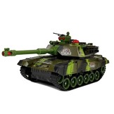 Bestuurbare RC tank - met verlichting en geluid