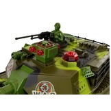 Bestuurbare RC tank - met verlichting en geluid