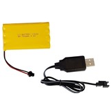 Bestuurbare RC tank - met verlichting en geluid