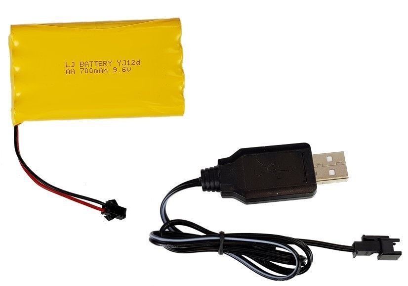 Bestuurbare RC tank - met verlichting en geluid