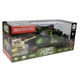 Bestuurbare RC tank - met verlichting en geluid