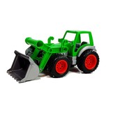 Speelgoed trekker met shovel & aanhanger 63 cm – Groen