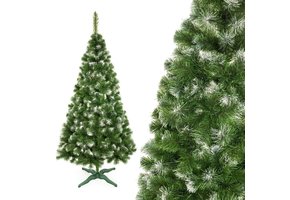 Kunstkerstboom 220 cm met kunstsneeuw