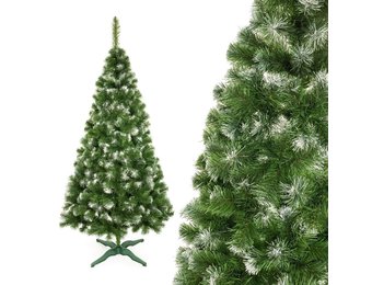 Kunstkerstboom 220 cm met kunstsneeuw