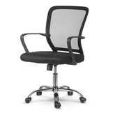 Bureaustoel verstelbaar – Mesh nylon rugleuning – Zwart