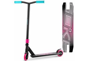 Stuntstep Roze & Blauw – Smalle wielen – Aluminium step