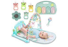 Baby gym mat met speelboog + piano – 75 x 69 x 45 cm