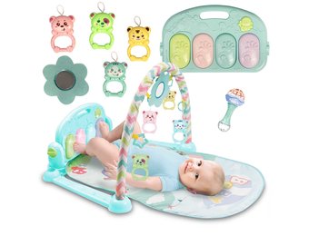 Baby gym mat met speelboog + piano – 75 x 69 x 45 cm