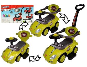 Kinder loopwagen 3-in-1 - 60 x 40 x 85 cm - geel