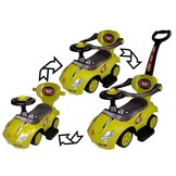 Kinder loopwagen 3-in-1 - 60 x 40 x 85 cm - geel
