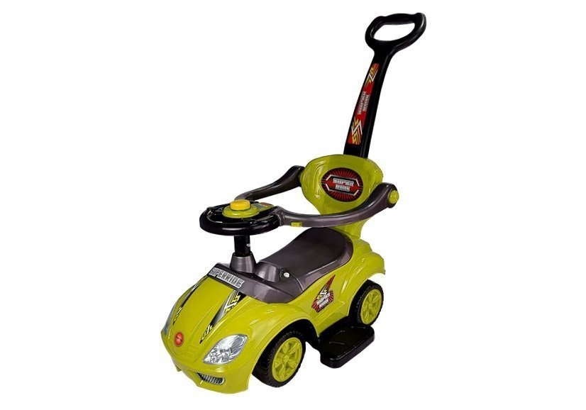 Kinder loopwagen 3-in-1 - 60 x 40 x 85 cm - geel