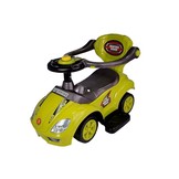 Kinder loopwagen 3-in-1 - 60 x 40 x 85 cm - geel