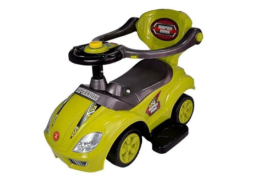 Kinder loopwagen 3-in-1 - 60 x 40 x 85 cm - geel