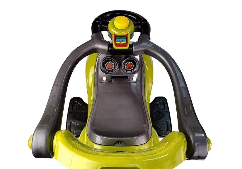 Kinder loopwagen 3-in-1 - 60 x 40 x 85 cm - geel