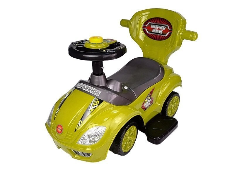 Kinder loopwagen 3-in-1 - 60 x 40 x 85 cm - geel