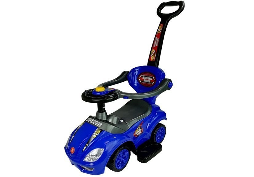 Kinder loopwagen 3-in-1 - 60 x 40 x 85 cm - blauw