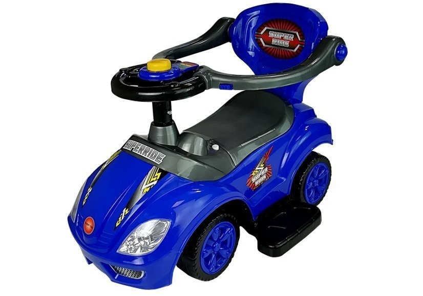 Kinder loopwagen 3-in-1 - 60 x 40 x 85 cm - blauw