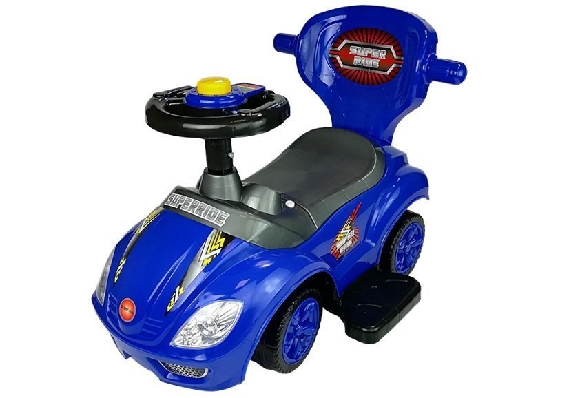 Kinder loopwagen 3-in-1 - 60 x 40 x 85 cm - blauw