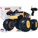 RC-monstertruck - bestuurbare terrein auto - 2,4 Ghz 1:18 - geel