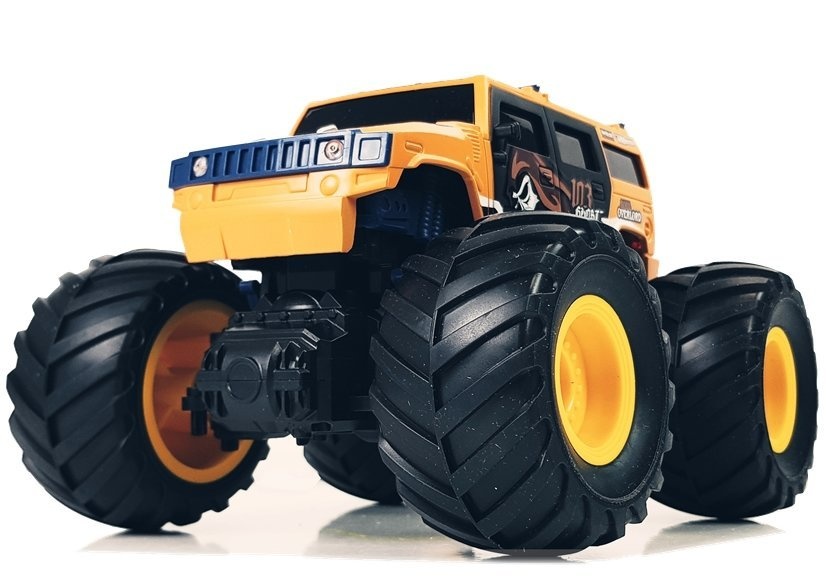 RC-monstertruck - bestuurbare terrein auto - 2,4 Ghz 1:18 - geel
