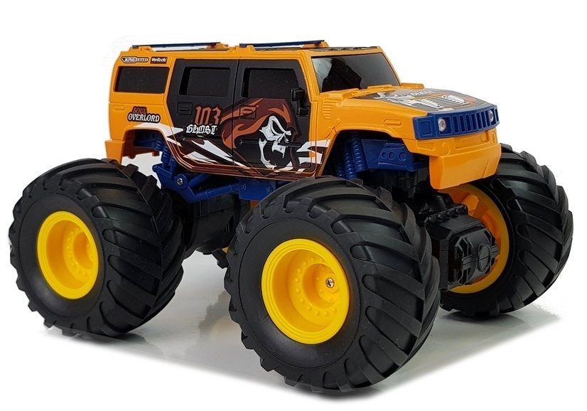 RC-monstertruck - bestuurbare terrein auto - 2,4 Ghz 1:18 - geel