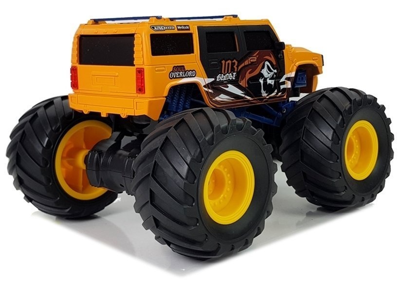 RC-monstertruck - bestuurbare terrein auto - 2,4 Ghz 1:18 - geel