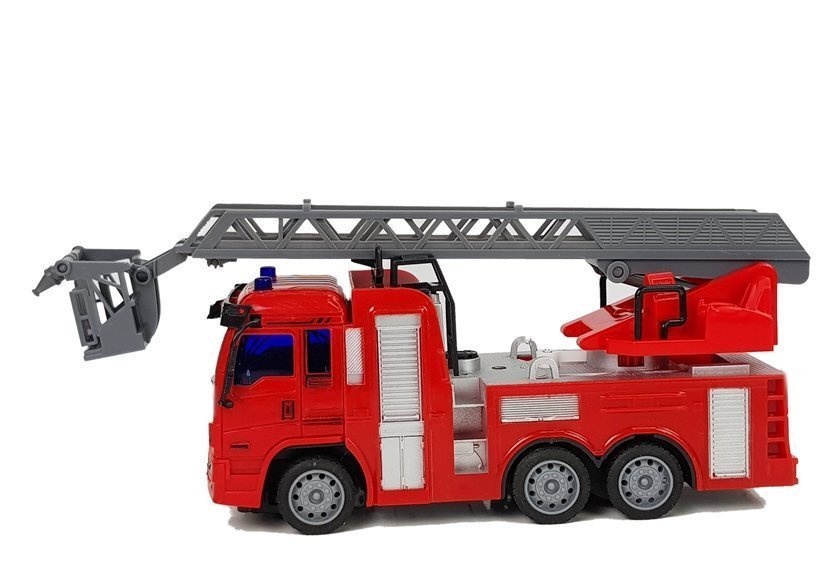 RC-brandweerauto - met beweegbare ladder - 27 Mhz 1:30